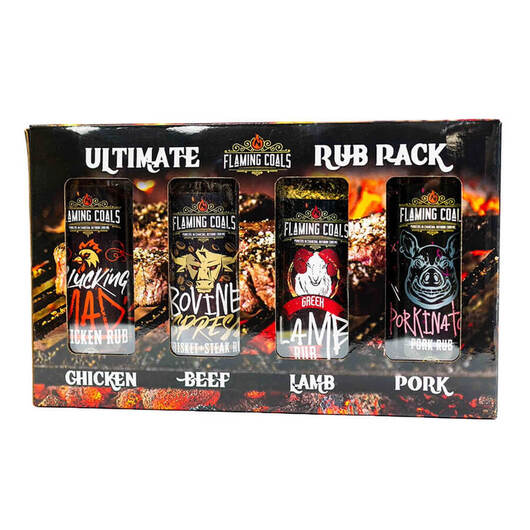 Ultimate 4 Rub Pack by Flaming Coals